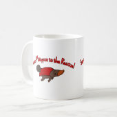 Super Platypus Koffiemok (Voorkant links)
