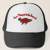 Super Platypus Trucker Pet (Voorkant)