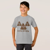 Super Pooper Emoji T-shirt (Voorkant volledig)