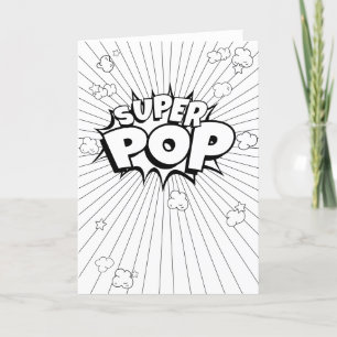 SUPER POP ! D.I.Y., Amusant, Pun Popcorn Carte v