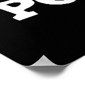 Super Power Funny Super Hero Poop Donk BG Poster (Hoek)