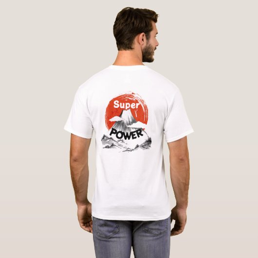 Super Power Gym Tshirt (Achterkant volledig)