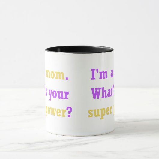 Super Power Maman Mug (Centre)