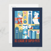 Super Powered Pack Art Deco Metropolis Briefkaart (Voorkant / Achterkant)