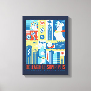 Super Powered Pack Art Deco Metropolis Canvas Afdruk