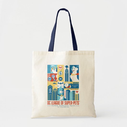 Super Powered Pack Art Deco Metropolis Tote Bag (Voorkant)