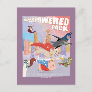Super Powered Pack Metropolis Illustratie Briefkaart