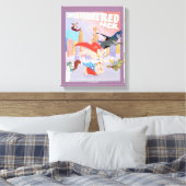 Super Powered Pack Metropolis Illustratie Canvas Afdruk (Insitu (Slaapkamer))