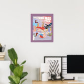 Super Powered Pack Metropolis Illustratie Poster (Thuiskantoor)