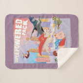 Super Powered Pack Metropolis Illustratie Sherpa Deken (Voorkant (horizontaal))