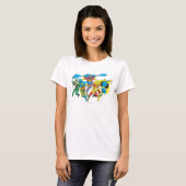 Super Powers™ Collectie 10 T-shirt (Voorkant volledig)