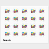 Super Powers™ Collectie 17 Ronde Sticker (Vel)