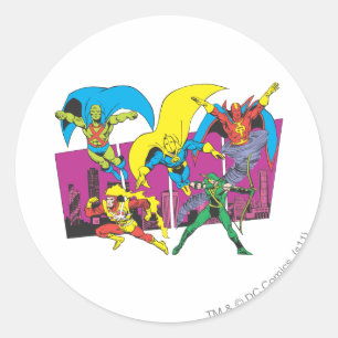 Super Powers™ Collectie 17 Ronde Sticker