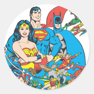 Super Powers™ Collectie 1 Ronde Sticker