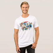 Super Powers™ Collectie 3 Tri-Blend Shirt (Voorkant volledig)