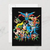 Super Powers™ Collectie 4 Briefkaart (Voorkant / Achterkant)