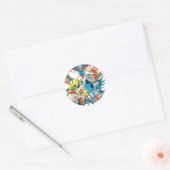 Super Powers™ Collectie 4 Ronde Sticker (Envelop)