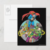 Super Powers™ Collectie 6 Briefkaart (Voorkant / Achterkant)