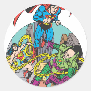 Super Powers™ Collectie 6 Ronde Sticker
