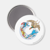 Super Powers™ Collectie 7 Magneet (Voorkant / Achterkant)