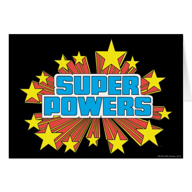 Super Powers™ Logo Blue (Voorkant Horizontaal)