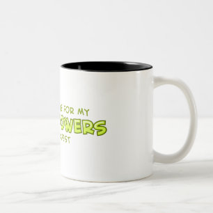 Super Powers Tweekleurige Koffiemok