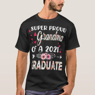 Super Proud Grandma van 2021 Afstuderen moederdag T-shirt