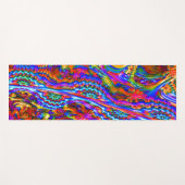 Super Psychedelic Fractal Art Yogamat (Voorkant (horizontaal))