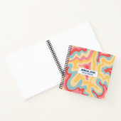 Super Psychedelic Liquid Pastel Nom Carnet (Intérieur)