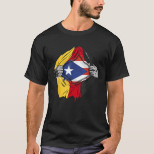 Super Puerto Ricaans Duitsland Duits Erfgoed Trots T-shirt