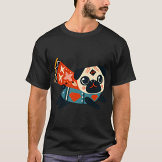 Super Pug Hond Heldhaftig Vermogen - Scandinavisch T-shirt