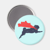 Super Pug Magneet (Voorkant / Achterkant)
