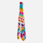 Super Rainbow Tie Dye Necktie Stropdas (Achterkant)