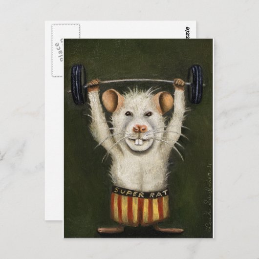 Super Rat Briefkaart (Voorkant / Achterkant)