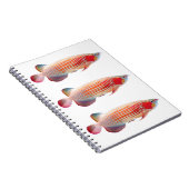 “Super Red Arowana”のスプリングノート Notitieboek (Rechterzijde)