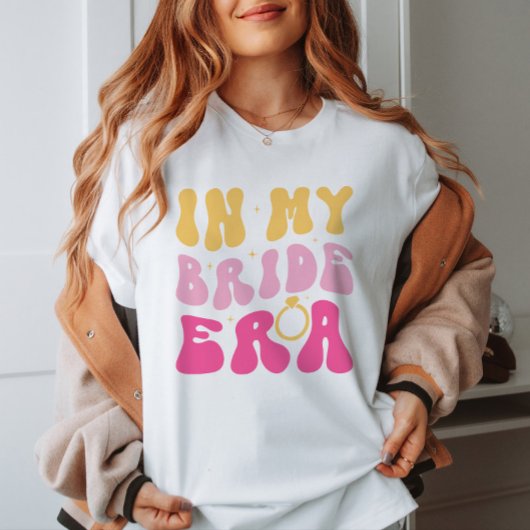 Super Rétro Dans Mon T-shirt Era Mariée