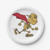Super Robot Papieren Bordje (Voorkant)