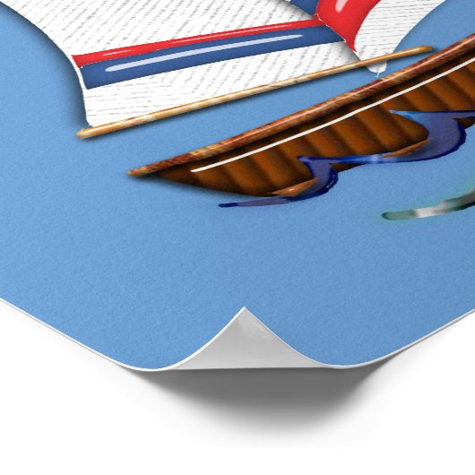 Super Sailboot Poster (Hoek)