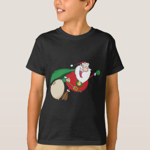Super Santa Claus Fly T-shirt
