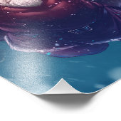 Super Santa Foto Afdruk (Hoek)