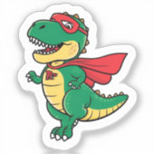 Super-Saurus Rex-Sticker Sticker (Voorkant)