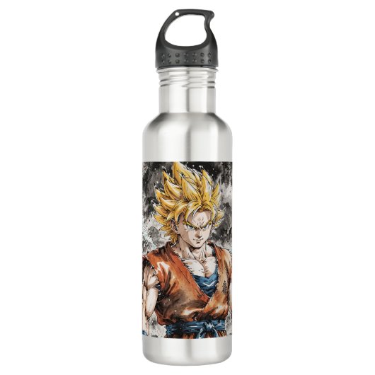 Super Sayan Waterfles (Voorkant)