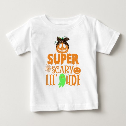  SUPER SCARY LIL' DUDE - CUTE SCARY PUMPKIN (Voorkant)