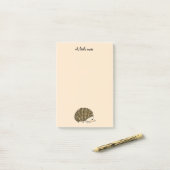 super schattige egel post-it® notes (Op bureau)