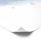 Super schattige engel slapende puppy Border Collie Perfect Poster (Hoek)