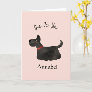Super Schattige Gepersonaliseerde Terrier Kaart