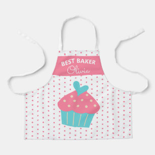 Super Schattige Hoofdbakker Kleurrijke Cupcake Bak Schort