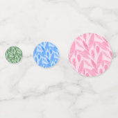 Super schattige luiaards in party petten confetti (Achterkanten)