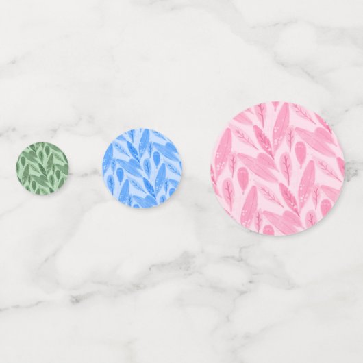 Super schattige luiaards in party petten confetti (Achterkanten)