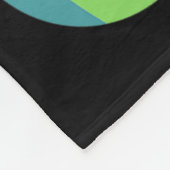 Super Schattigee Aarde Maan Zon Zonsverduistering Fleece Deken (Hoek)